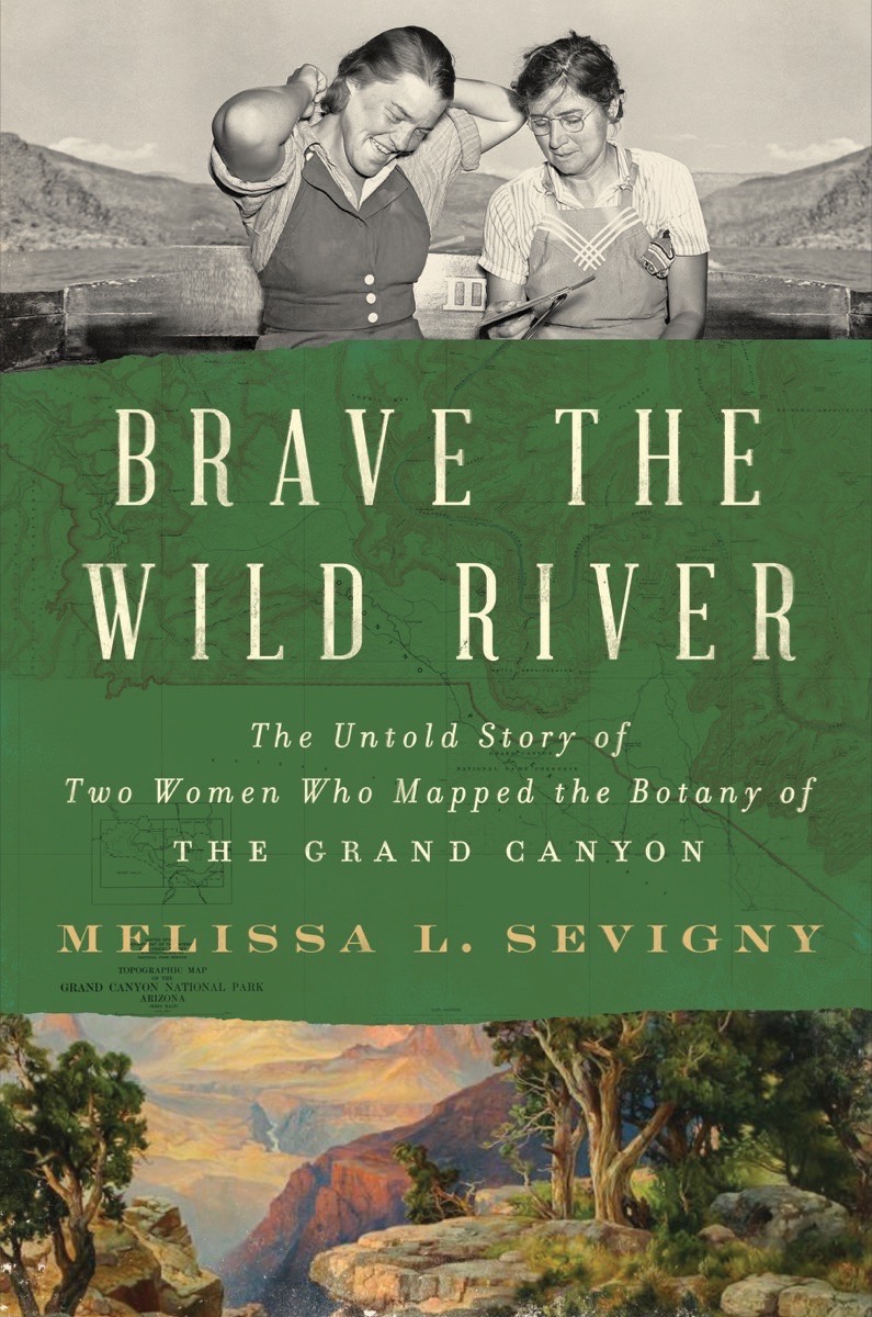 Book cover of Brave the Wild River with two woman on the Colorado River