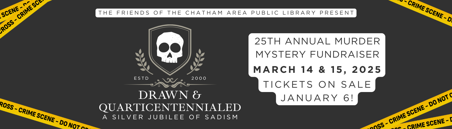 Drawn and Quarticentennialed: A Silver Jubilee of Sadism. March 14 & 15, 2025. Tickets on sale January 6, 2025.