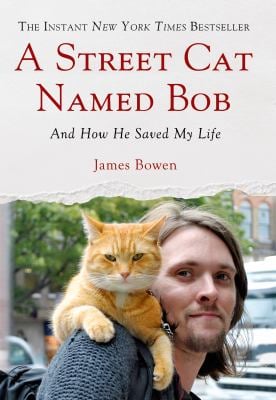 Book cover of "A street cat named bob by James Bowen" - An image of Bob, the street cat, capturing the essence of loyalty and the profound impact of his presence in my life.