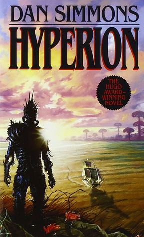 Book cover of Hyperion by Dan Simmons.