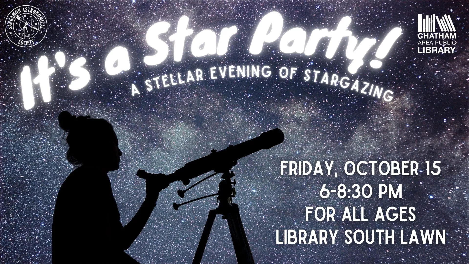 It's a Star Party! banner